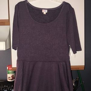 Lularoe Amelia Dark Purple